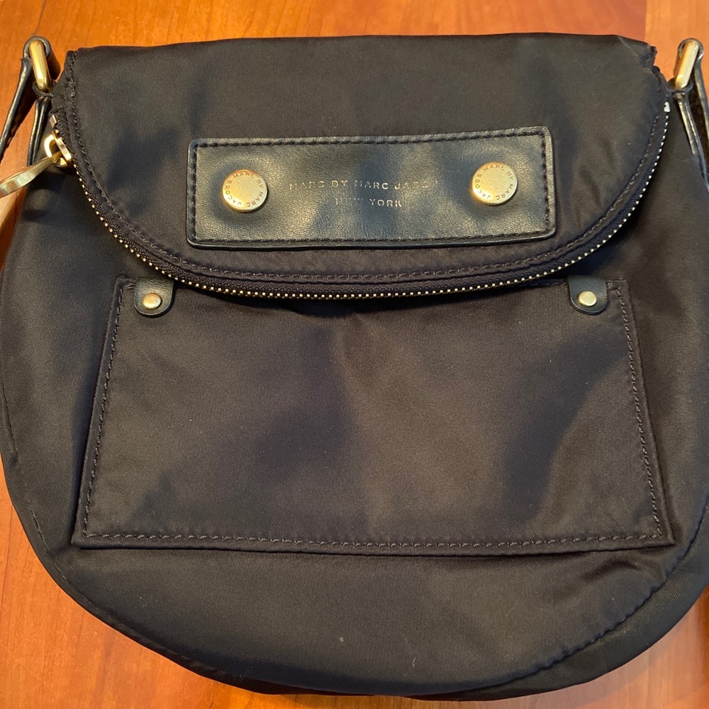 Marc Jacobs Preppy Nylon Mini Natasha Crossbody Bag - Black